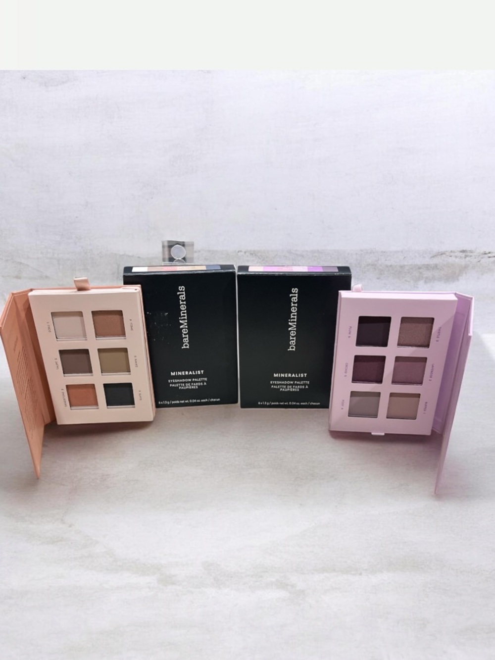 bareMinerals Mineralist Eyeshadow palette Duo in Ultranatural & Heathered